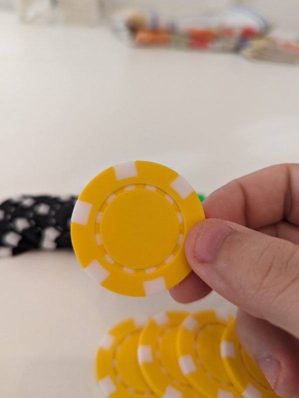 1x Personalized Poker Chip Colors - Create Your Own Colored Casino Token