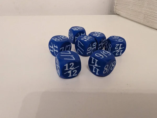1x Custom Magic the Gathering D6 Dice - Choose Your Numbers! (MTG) - Image 7