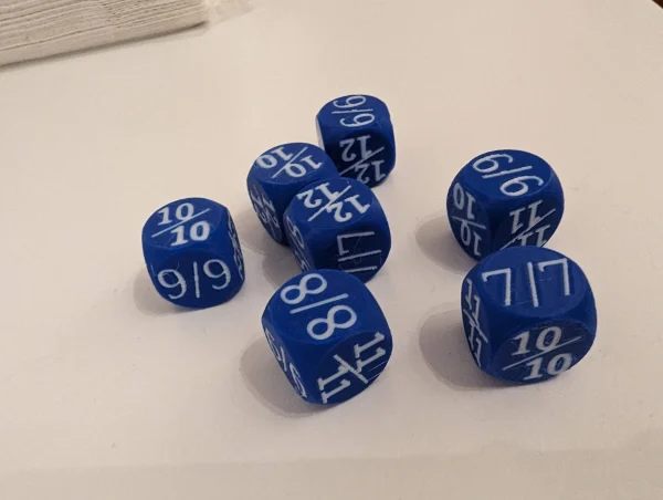 1x Custom Magic the Gathering D6 Dice - Choose Your Numbers! (MTG) - Image 9