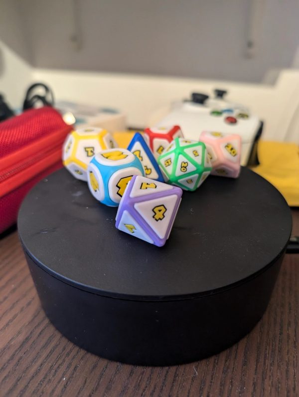 Handcrafted Mario Party Inspired Dice Set - D4, D6, D8, D10, D%, D12, D20 - Perfect for Board Games & RPGs - Image 2