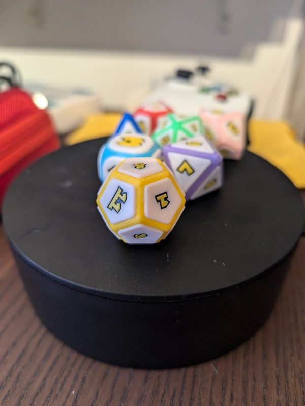 Handcrafted Mario Party Inspired Dice Set - D4, D6, D8, D10, D%, D12, D20 - Perfect for Board Games & RPGs - Image 7