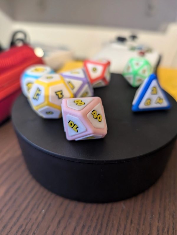 Handcrafted Mario Party Inspired Dice Set - D4, D6, D8, D10, D%, D12, D20 - Perfect for Board Games & RPGs - Image 8