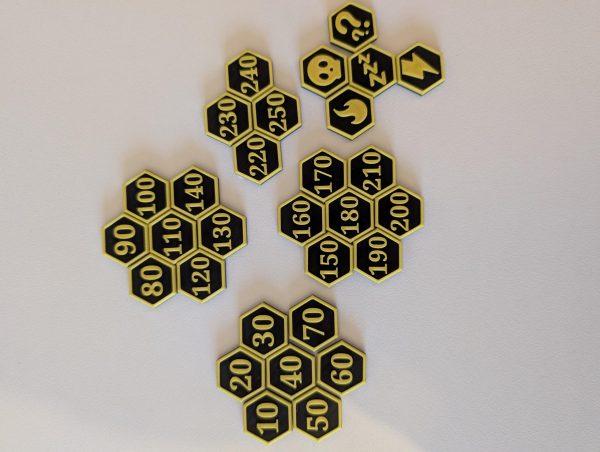 30 x Custom Pokemon: Trading Card Game Hex Tokens - Image 5