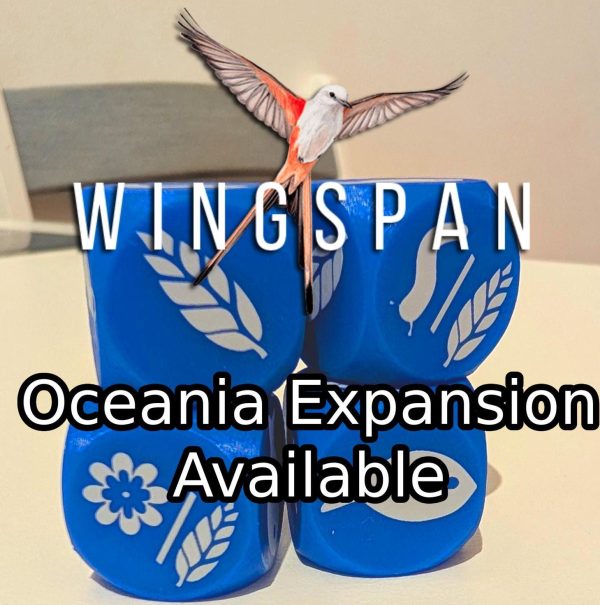 1x Plastic Replacement Dice for Wingspan Board Game (Oceania Expansion Dice available)