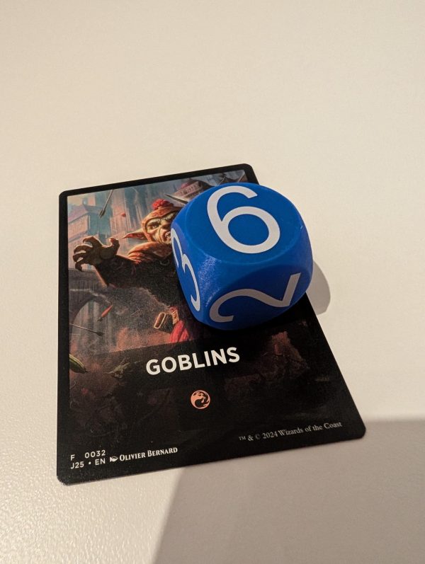 1x MTG Pro Tour 25mm Oversized (Jumbo) Dice with 1-6 Numbered Faces - Perfect for Competitive Play! (MTG) - Image 3