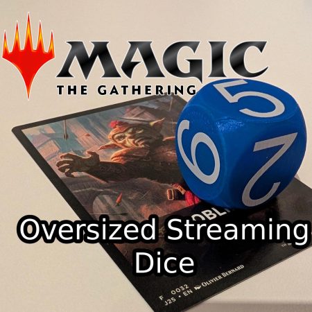 1x MTG Pro Tour 25mm Oversized (Jumbo) Dice with 1-6 Numbered Faces - Perfect for Competitive Play! (MTG)