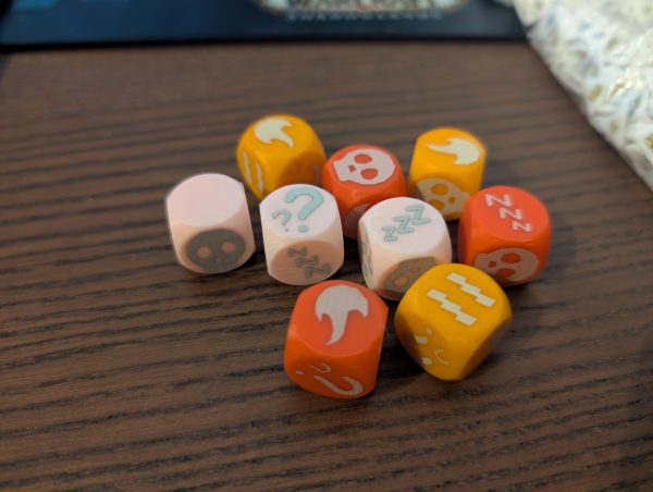 1x Custom Printed Pokemon Trading Card Game - Status Symbol Dice - Image 2