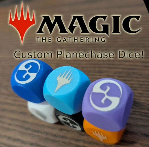 1x Custom Planar Die for Magic: The Gathering - Add Dimension to Your Game! (16x16mm) (MTG)