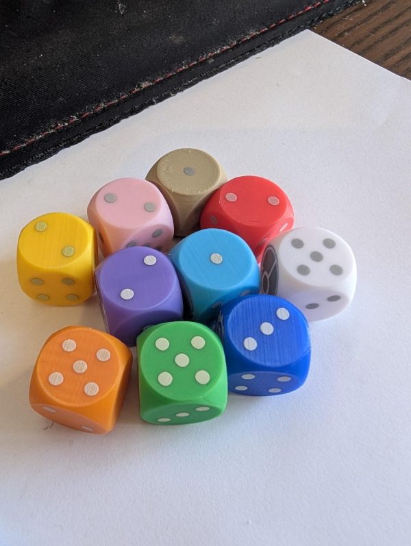 1x Evergreen Magic the Gathering Dice Counter- Lifelink, Deathtouch, Trample, Menace, First Strike, Flying, Double Strike, and more! 16x16mm - Image 10