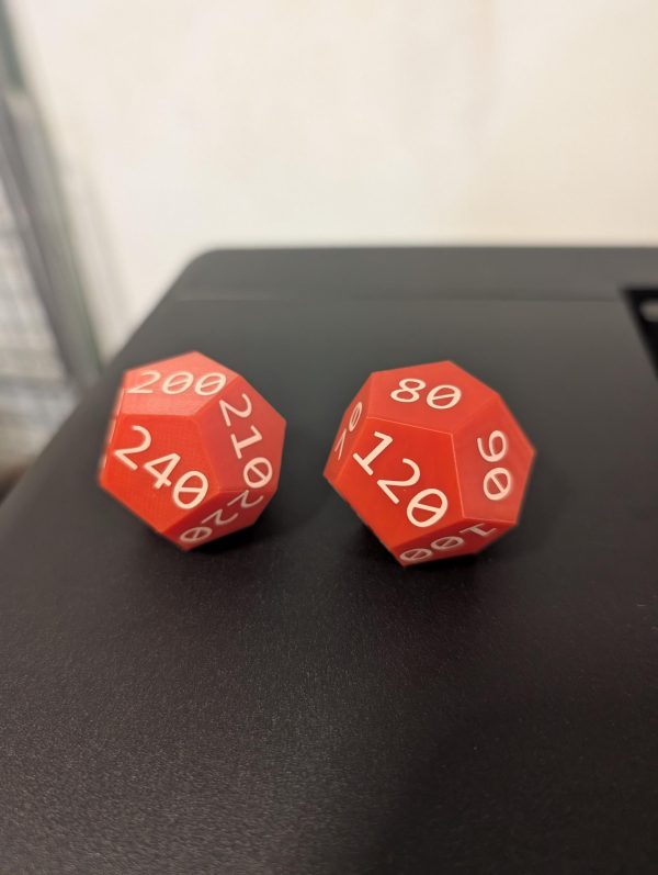 1x Custom Pokemon TCG Damage Counter Spindown Dice Set - Dual D12s (10-120, 130-240) for Precise Tracking and Play Enhancement! - Image 5