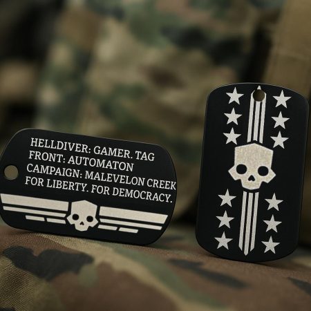 Helldivers II Custom Dog Tag - Immortalize your fight for democracy!