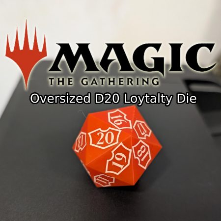 1x Custom Oversized Magic: The Gathering MTG Planeswalker Loyalty Spindown D20 Dice - Perfect for Tracking Your Game Progress! (MTG)