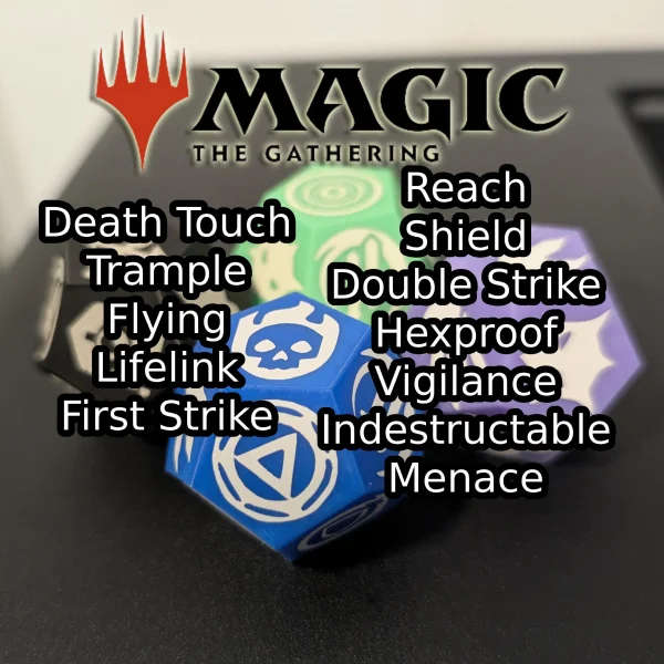 1x Custom Oversized Magic: The Gathering D12 Keyword Die - Perfect to Track Your Game! - Image 2