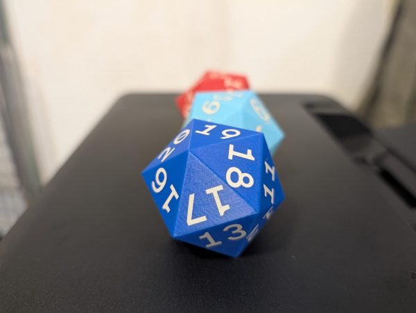 1x Custom Oversized D20 Dice (37mm/1.5in) - Spindown or Regular - Choose Your Colors! - Perfect Visibility for TTRPG & MTG - Image 8
