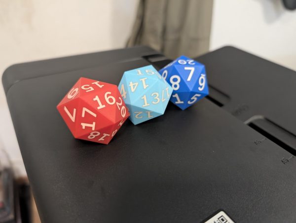 1x Custom Oversized D20 Dice (37mm/1.5in) - Spindown or Regular - Choose Your Colors! - Perfect Visibility for TTRPG & MTG - Image 9